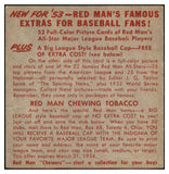 1953 Red Man #019NL Warren Spahn Braves Good No Tab 494776