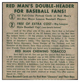 1952 Red Man #015AL Minnie Minoso White Sox VG No Tab 494784