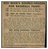 1952 Red Man #025AL Eddie Yost Senators Good No Tab 494796