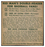 1952 Red Man #007NL Granny Hamner Phillies Good No Tab 494799