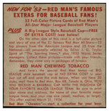 1953 Red Man #008NL Sal Maglie Giants FR-GD No Tab 494801