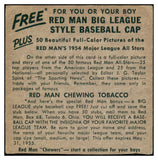 1954 Red Man #003AL Nellie Fox White Sox GD-VG No Tab 494804