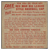 1955 Red Man #025AL Sandy Consuegra White Sox EX No Tab 494816