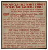 1953 Red Man #010AL Phil Rizzuto Yankees EX No Tab 494821