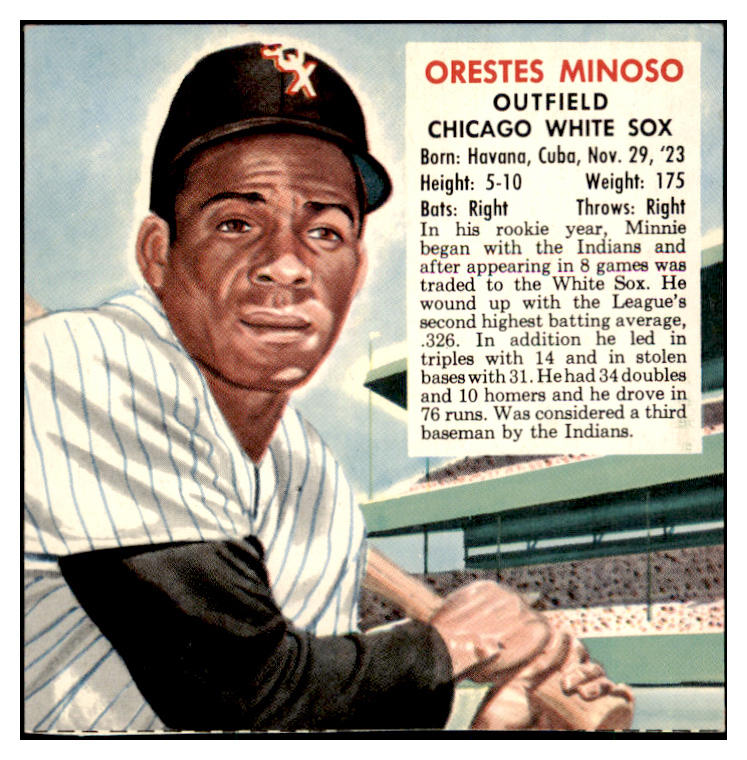 1952 Red Man #015AL Minnie Minoso White Sox EX No Tab 494822