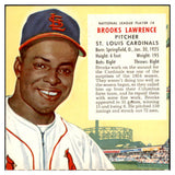 1955 Red Man #004NL Brooks Lawrence Cardinals VG-EX No Tab 494830