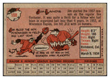 1958 Topps Baseball #108 Jim Landis White Sox VG-EX Yellow Letter 494878