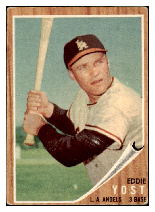 1962 Topps Baseball #176 Eddie Yost Angels GD-VG Variation 494932