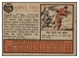 1962 Topps Baseball #176 Eddie Yost Angels GD-VG Variation 494932