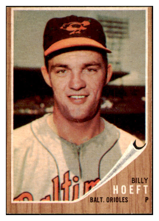 1962 Topps Baseball #134 Billy Hoeft Orioles Good Trimmed Variation 494935