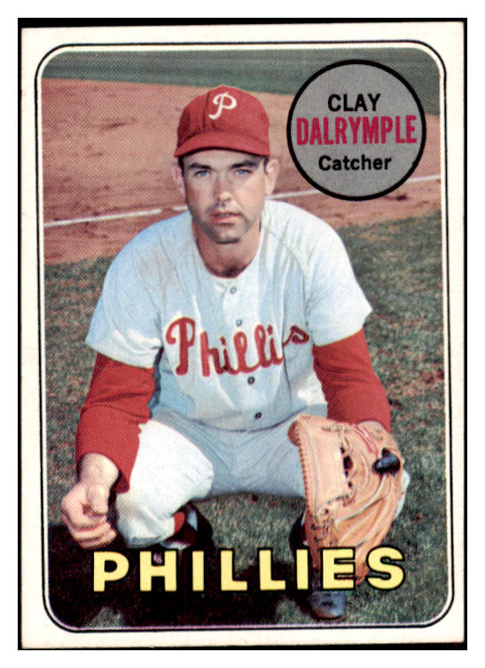 1969 Topps Baseball #151 Clay Dalrymple Phillies EX Variation 494952