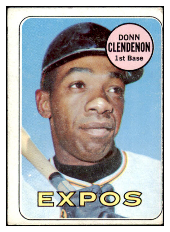 1969 Topps Baseball #208 Donn Clendenon Expos VG Variation 494955