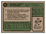 1974 Topps Baseball #077 Rich Troedson Padres EX Variation 494980