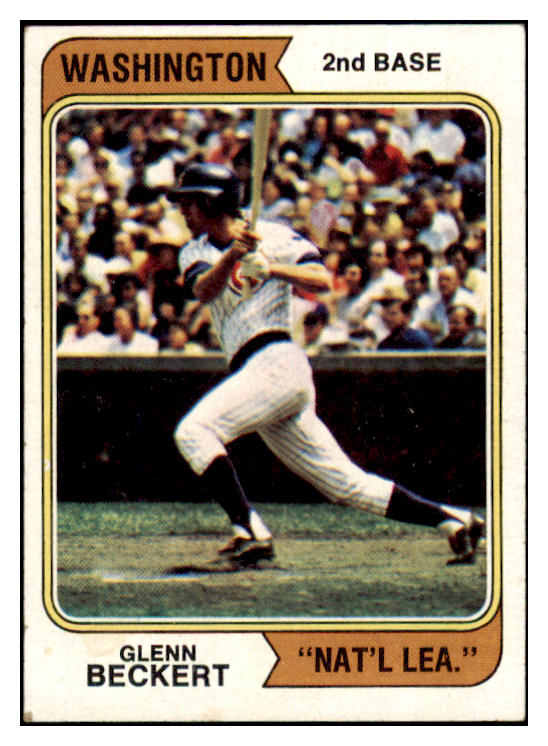 1974 Topps Baseball #241 Glenn Beckert Padres EX Variation 494985