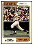1974 Topps Baseball #241 Glenn Beckert Padres EX Variation 494985