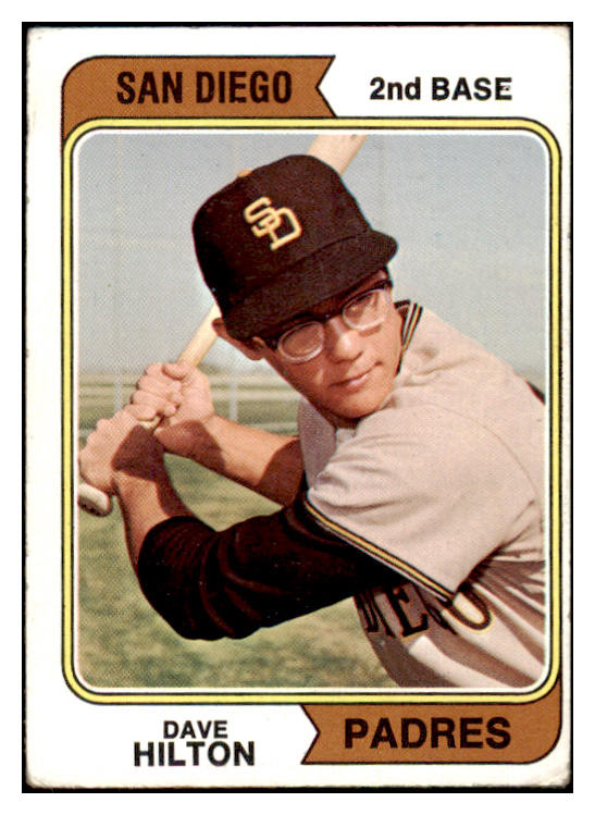 1974 Topps Baseball #148 John Hilton Padres VG Variation 494999