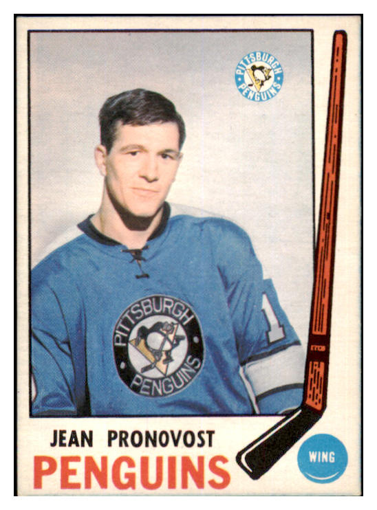 1969 O Pee Chee Hockey #155 Jean Pronovost Penguins EX-MT 495006