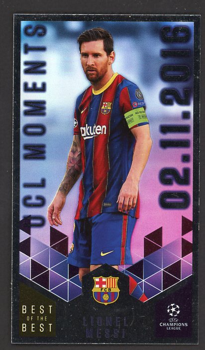 2020 Topps UCL #154 Lionel Messi Barcelona NR-MT 495020