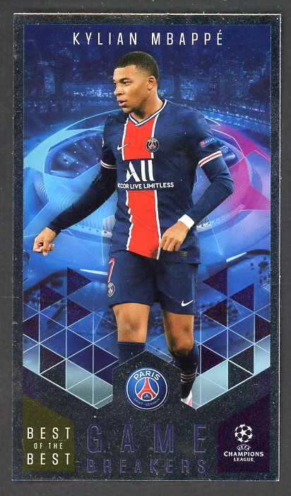 2020 Topps UCL #GB5 Kylian Mbappe PSG NR-MT 495027