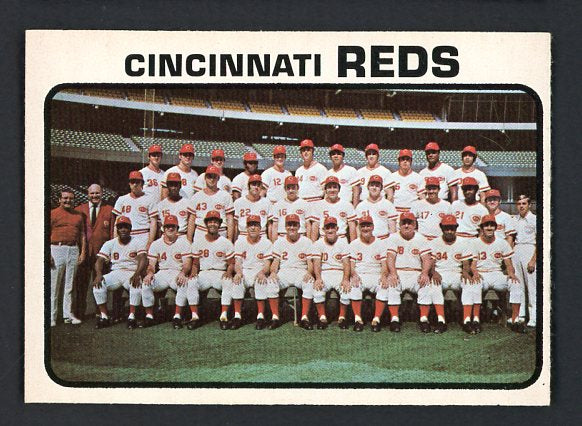 1973 O Pee Chee Baseball #641 Cincinnati Reds Team NR-MT 495057