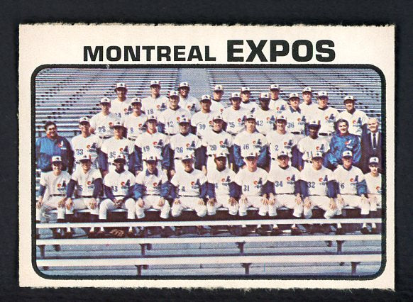 1973 O Pee Chee Baseball #576 Montreal Expos Team NR-MT 495058