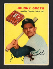 1954 Wilson Franks Johnny Groth White Sox GD-VG/VG crease 495064