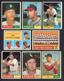 1961 Topps Set Lot 140 Diff EX-MT Bunning Mathews Wynn 495114