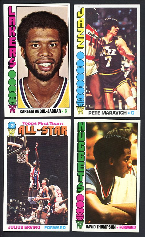 1976 Topps Basketball Complete Set EX-MT/NR-MT Erving Jabbar 495149