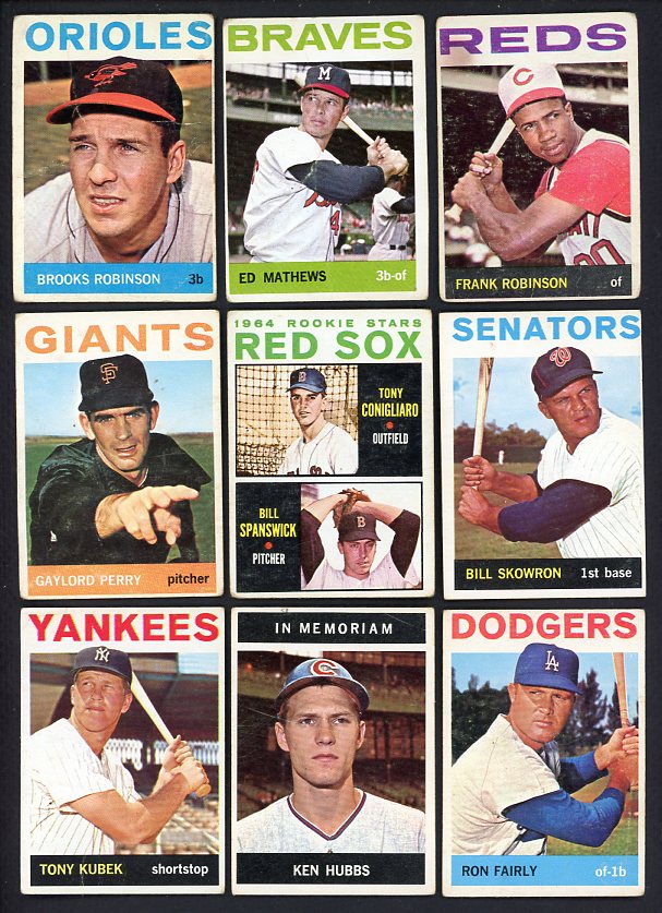 1964 Topps Set Lot 118 Diff Bargain Grade Robinson Mathews 495165