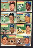 1956 Topps Set Lot 157 Diff VG-EX/EX Roberts Furillo Irvin 495170