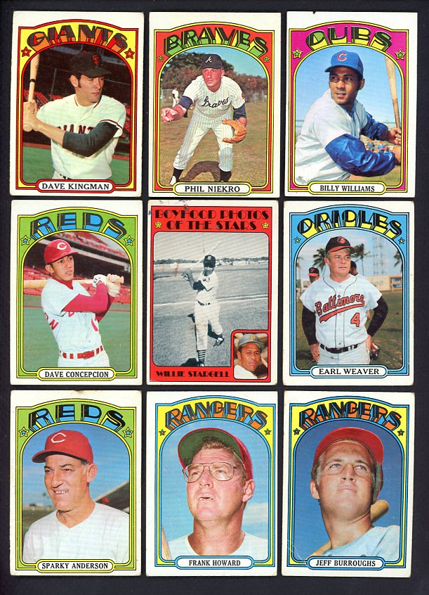 1972 Topps Set Lot 113 Diff Bargain Grade Niekro Stargell 495223