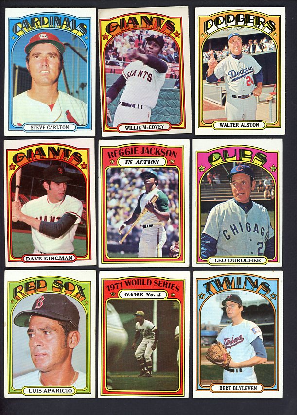 1972 Topps Set Lot 147 Diff VG-EX/EX Carlton McCovey 495229