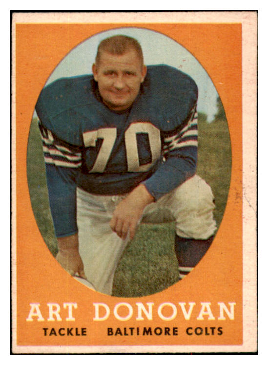 1958 Topps Football #106 Art Donovan Colts VG-EX 495251