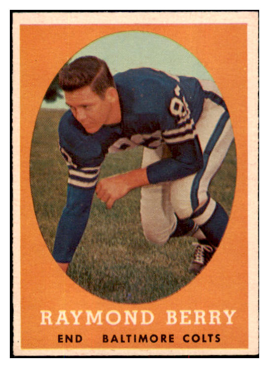 1958 Topps Football #120 Raymond Berry Colts VG-EX 495253