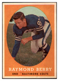 1958 Topps Football #120 Raymond Berry Colts EX-MT 495254