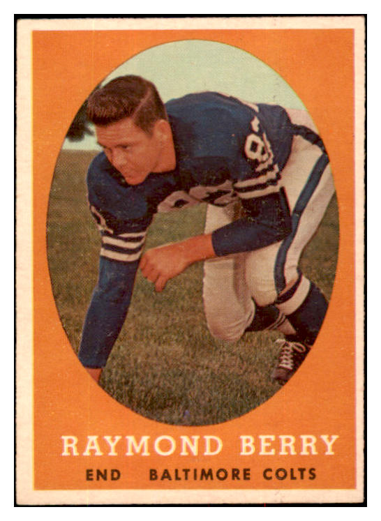 1958 Topps Football #120 Raymond Berry Colts NR-MT 495256
