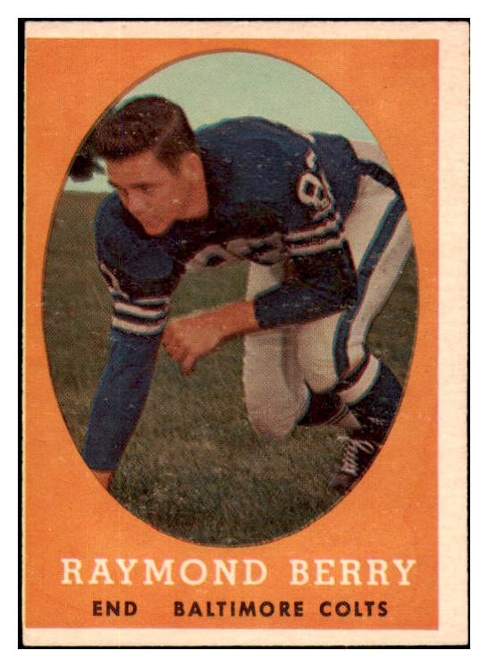 1958 Topps Football #120 Raymond Berry Colts VG-EX 495257