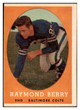 1958 Topps Football #120 Raymond Berry Colts VG-EX 495257