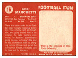 1958 Topps Football #016 Gino Marchetti Colts EX 495260