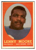 1958 Topps Football #010 Lenny Moore Colts EX 495263