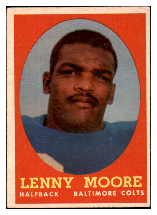 1958 Topps Football #010 Lenny Moore Colts VG-EX 495264