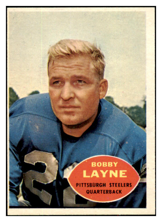 1960 Topps Football #093 Bobby Layne Steelers EX 495268