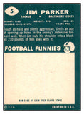 1960 Topps Football #005 Jim Parker Colts EX 495274