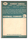 1960 Topps Football #056 Forrest Gregg Packers EX 495277