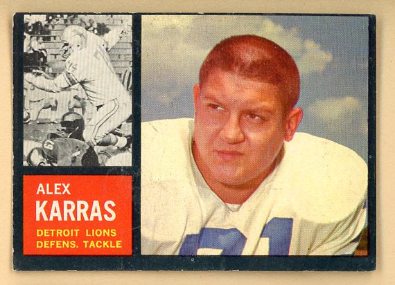 1962 Topps Football #058 Alex Karras Lions VG-EX 495285