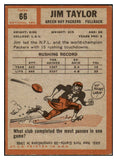 1962 Topps Football #066 Jim Taylor Packers VG-EX/EX 495287