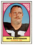 1967 Topps Football #116 Ben Davidson Raiders EX-MT 495290