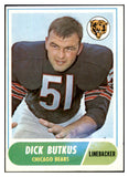 1968 Topps Football #127 Dick Butkus Bears EX-MT 495294