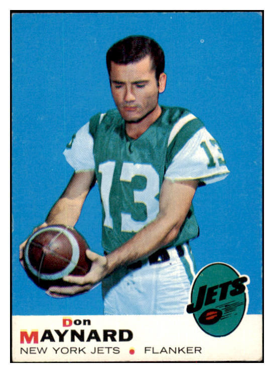 1969 Topps Football #060 Don Maynard Jets EX-MT 495297