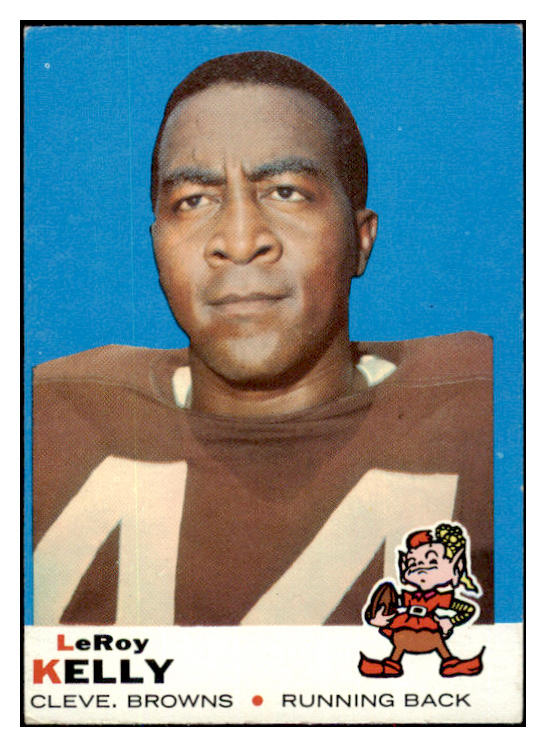 1969 Topps Football #001 Leroy Kelly Browns VG-EX 495299